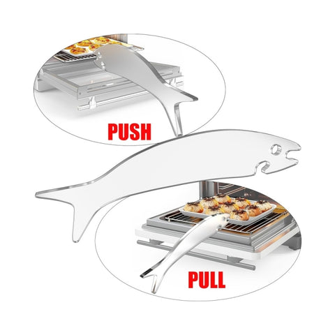 Acrylic Fish Shaped Oven Push Pull Rack Baking Push Pull Tool