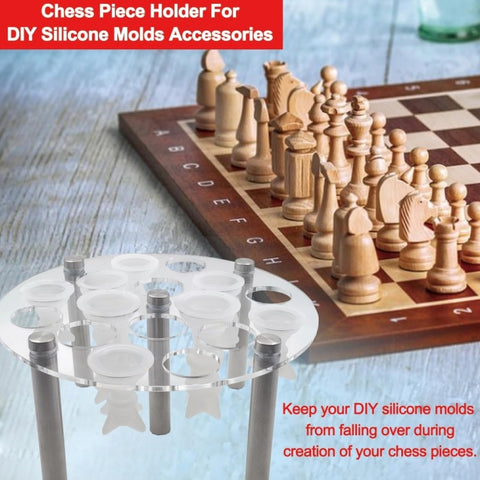 Round Chess Mold Stand Without Silicone Mold, YX124