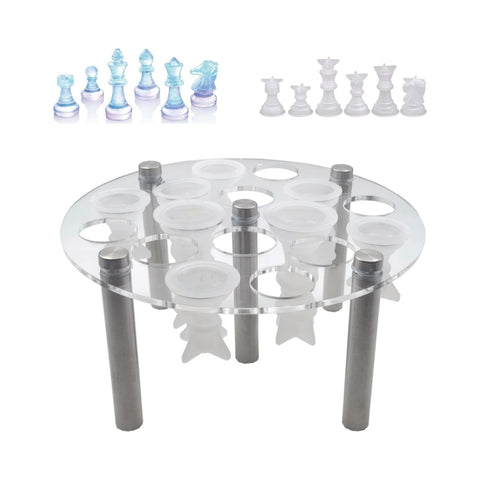 Round Chess Mold Stand Without Silicone Mold, YX124