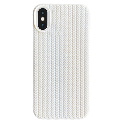 Weave Texture TPU Phone Case, For iPhone 11, For iPhone 11 Pro, For iPhone XS / X, For iPhone XR, For iPhone XS Max, For iPhone 8 Plus / 7 Plus