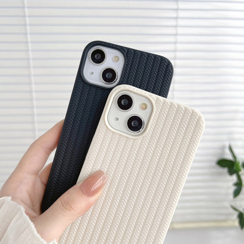 Weave Texture TPU Phone Case, For iPhone 11, For iPhone 11 Pro, For iPhone XS / X, For iPhone XR, For iPhone XS Max, For iPhone 8 Plus / 7 Plus