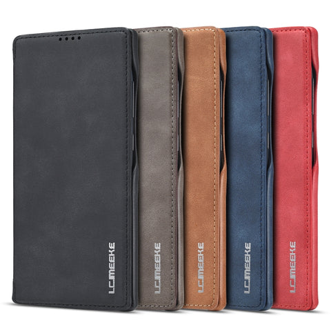 LC.IMEEKE Hon Ancient Series Horizontal Flip Leather Case with Holder & Card Slot, For Samsung Galaxy Note20 Ultra, For Samsung Galaxy A11 EU Version