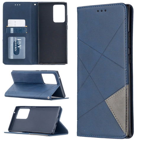 Rhombus Texture Horizontal Flip Magnetic Leather Case with Holder & Card Slots & Wallet, For Samsung Galaxy Note 20 Ultra, For Samsung Galaxy Note 20