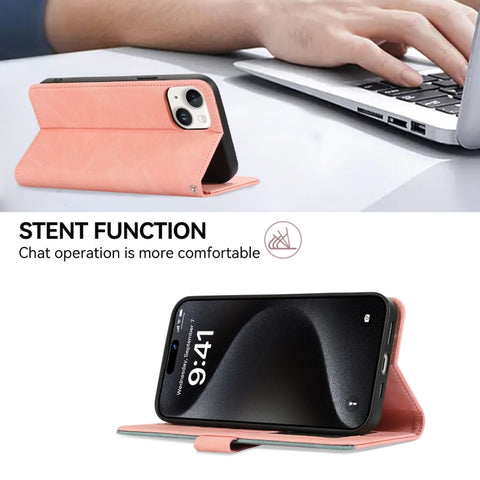 ABEEL Color Block Magnetic RFID Leather Phone Case, For Samsung Galaxy A06 4G