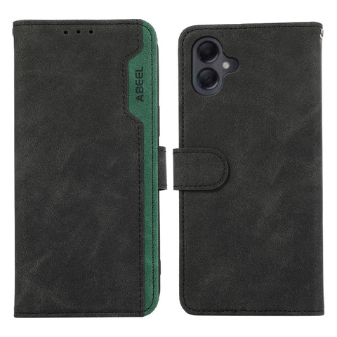 ABEEL Color Block Magnetic RFID Leather Phone Case, For Samsung Galaxy A06 4G