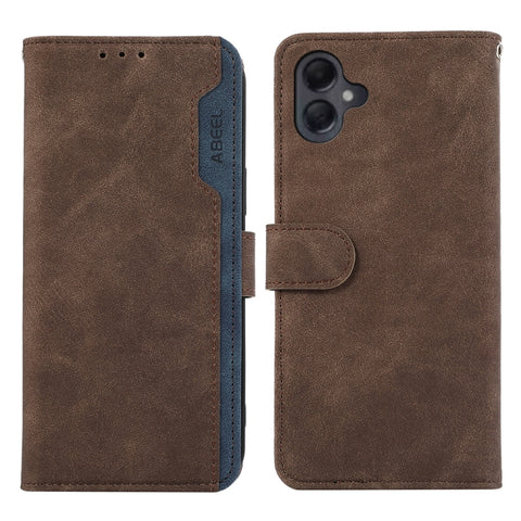 ABEEL Color Block Magnetic RFID Leather Phone Case, For Samsung Galaxy A06 4G