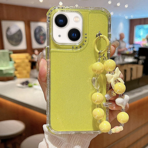 TPU + PC + Glitter Sequins Full Coverage Phone Case with Bracelet, For iPhone 18 Pro / 17 Pro, For iPhone 18 Pro Max / 17 Pro Max, For iPhone 16 Pro Max, For iPhone 16 Pro, For iPhone 16 Plus, For iPhone 16, For iPhone 15 Pro Max, For iPhone 15 Pro    ...