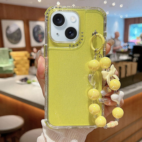 TPU + PC + Glitter Sequins Full Coverage Phone Case with Bracelet, For iPhone 18 Pro / 17 Pro, For iPhone 18 Pro Max / 17 Pro Max, For iPhone 16 Pro Max, For iPhone 16 Pro, For iPhone 16 Plus, For iPhone 16, For iPhone 15 Pro Max, For iPhone 15 Pro    ...