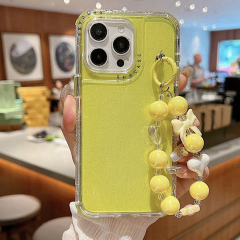 TPU + PC + Glitter Sequins Full Coverage Phone Case with Bracelet, For iPhone 18 Pro / 17 Pro, For iPhone 18 Pro Max / 17 Pro Max, For iPhone 16 Pro Max, For iPhone 16 Pro, For iPhone 16 Plus, For iPhone 16, For iPhone 15 Pro Max, For iPhone 15 Pro    ...