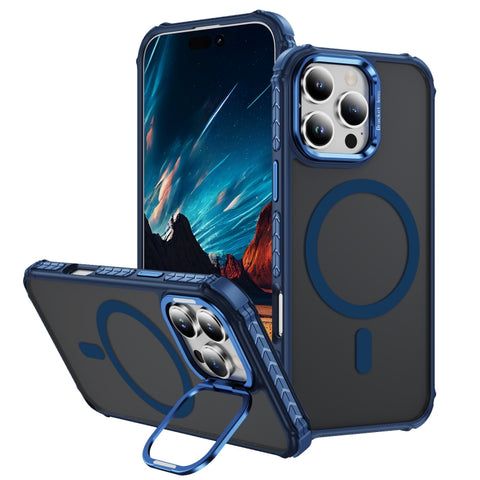 Rainbow Series Skin Feel MagSafe Lens Holder Phone Case, For iPhone 16 Pro Max, For iPhone 16 Pro, For iPhone 16 Plus, For iPhone 16, For iPhone 15 Pro Max, For iPhone 15 Pro, For iPhone 15 Plus, For iPhone 15