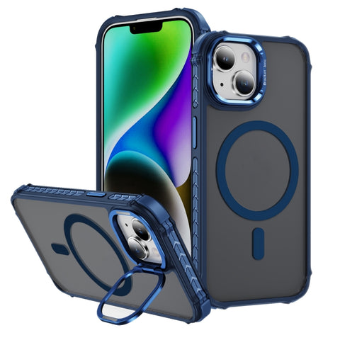Rainbow Series Skin Feel MagSafe Lens Holder Phone Case, For iPhone 14 Plus, For iPhone 14, For iPhone 14 Pro, For iPhone 14 Pro Max, For iPhone 13, For iPhone 12 Pro Max, For iPhone 12 Pro, For iPhone 11