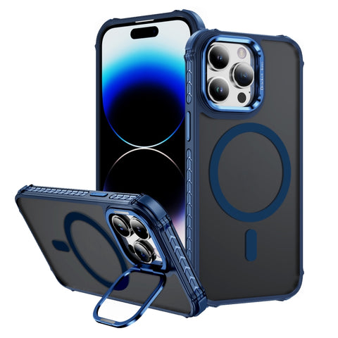 Rainbow Series Skin Feel MagSafe Lens Holder Phone Case, For iPhone 14 Plus, For iPhone 14, For iPhone 14 Pro, For iPhone 14 Pro Max, For iPhone 13, For iPhone 12 Pro Max, For iPhone 12 Pro, For iPhone 11