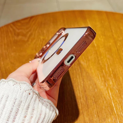 Electroplating MagSafe Phone Case, For iPhone 17 Pro Max, For iPhone 17 Pro, For iPhone 17, For iPhone Air
