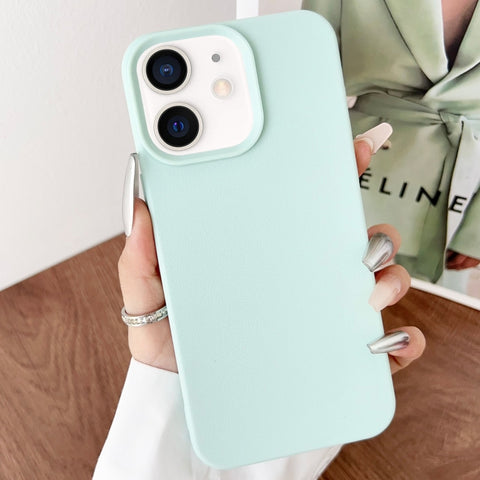 Leather Texture TPU Full Coverage Phone Case, For iPhone 14 Pro, For iPhone 14 Pro Max, For iPhone 13 Pro Max, For iPhone 13 Pro, For iPhone 13, For iPhone 12, For iPhone 12 Pro Max, For iPhone 12 Pro