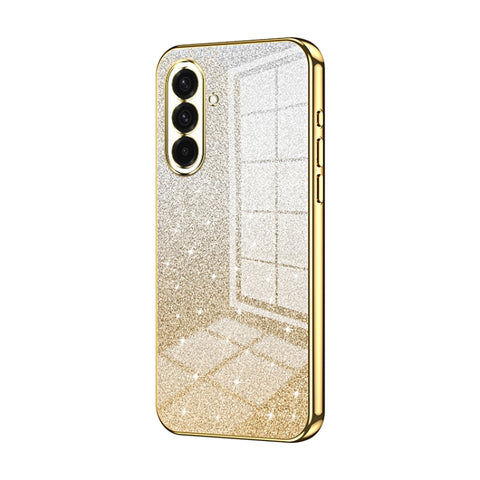Gradient Glitter Powder Electroplated Phone Case, For Samsung Galaxy A36, For Samsung Galaxy A16 5G