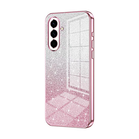 Gradient Glitter Powder Electroplated Phone Case, For Samsung Galaxy A57 5G, For Samsung Galaxy A37 5G, For Samsung Galaxy A07, For Samsung Galaxy A17, For Samsung Galaxy A56, For Samsung Galaxy A26