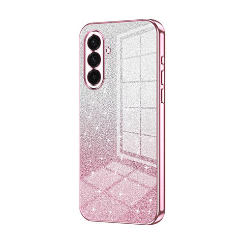 Gradient Glitter Powder Electroplated Phone Case, For Samsung Galaxy A57 5G, For Samsung Galaxy A37 5G, For Samsung Galaxy A07, For Samsung Galaxy A17, For Samsung Galaxy A56, For Samsung Galaxy A26