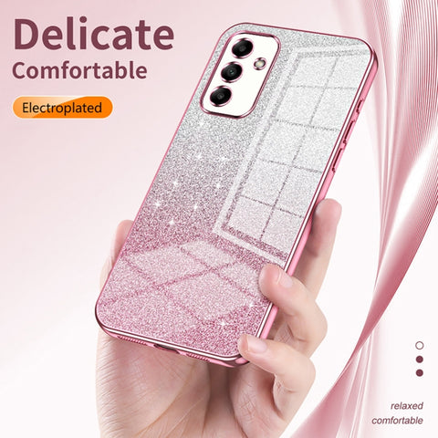 Gradient Glitter Powder Electroplated Phone Case, For Samsung Galaxy A36, For Samsung Galaxy A16 5G