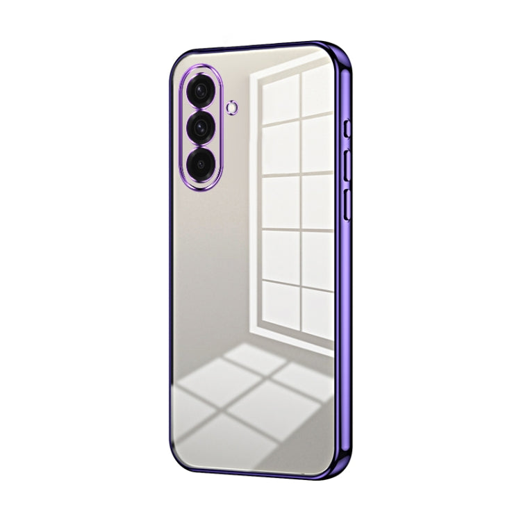 Transparent Plating Fine Hole Phone Case, For Samsung Galaxy A36, For Samsung Galaxy A16 5G