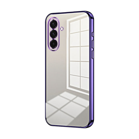 Transparent Plating Fine Hole Phone Case, For Samsung Galaxy A36, For Samsung Galaxy A16 5G