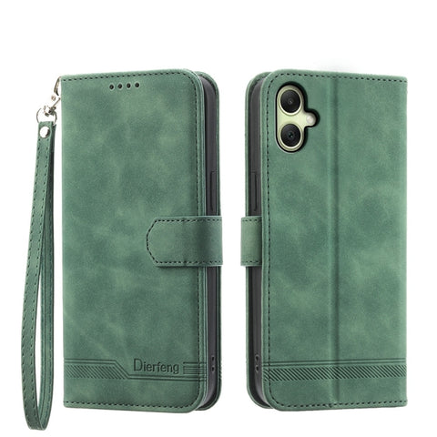 Dierfeng Dream Line TPU Hybrid PU Leather Phone Case, For Samsung Galaxy A57 5G, For Samsung Galaxy A37 5G, For Galaxy A27 5G, For Samsung Galaxy A26 5G / A16 / A17 4G, For Samsung Galaxy A06 4G / 5G / A07 4G, For Samsung Galaxy M35