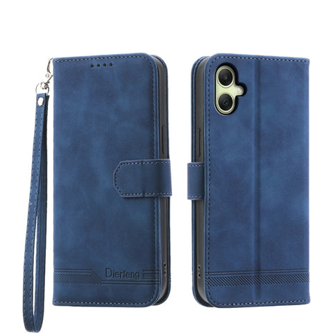 Dierfeng Dream Line TPU Hybrid PU Leather Phone Case, For Samsung Galaxy A57 5G, For Samsung Galaxy A37 5G, For Galaxy A27 5G, For Samsung Galaxy A26 5G / A16 / A17 4G, For Samsung Galaxy A06 4G / 5G / A07 4G, For Samsung Galaxy M35