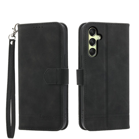 Dierfeng Dream Line TPU Hybrid PU Leather Phone Case, For Samsung Galaxy A57 5G, For Samsung Galaxy A37 5G, For Galaxy A27 5G, For Samsung Galaxy A26 5G / A16 / A17 4G, For Samsung Galaxy A06 4G / 5G / A07 4G, For Samsung Galaxy M35