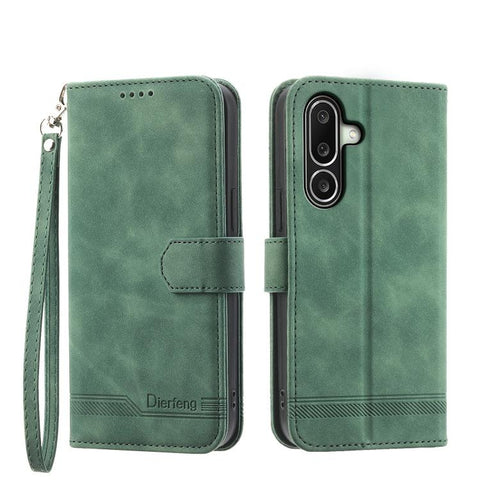 Dierfeng Dream Line TPU Hybrid PU Leather Phone Case, For Samsung Galaxy A57 5G, For Samsung Galaxy A37 5G, For Galaxy A27 5G, For Samsung Galaxy A26 5G / A16 / A17 4G, For Samsung Galaxy A06 4G / 5G / A07 4G, For Samsung Galaxy M35