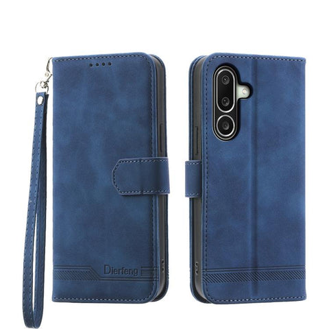 Dierfeng Dream Line TPU Hybrid PU Leather Phone Case, For Samsung Galaxy A57 5G, For Samsung Galaxy A37 5G, For Galaxy A27 5G, For Samsung Galaxy A26 5G / A16 / A17 4G, For Samsung Galaxy A06 4G / 5G / A07 4G, For Samsung Galaxy M35