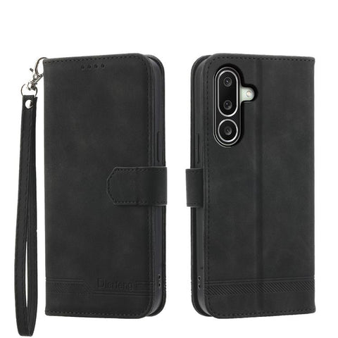 Dierfeng Dream Line TPU Hybrid PU Leather Phone Case, For Samsung Galaxy A57 5G, For Samsung Galaxy A37 5G, For Galaxy A27 5G, For Samsung Galaxy A26 5G / A16 / A17 4G, For Samsung Galaxy A06 4G / 5G / A07 4G, For Samsung Galaxy M35