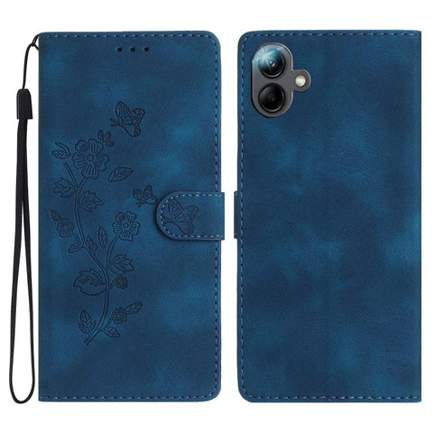 Flower Butterfly Embossing Pattern Leather Phone Case, For Samsung Galaxy A57 5G, For Samsung Galaxy A37 5G, For Samsung Galaxy A07 5G, For Samsung Galaxy A17 5G, For Samsung Galaxy A16 5G, For Samsung Galaxy A06 4G