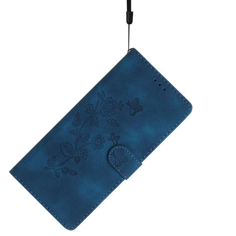 Flower Butterfly Embossing Pattern Leather Phone Case, For Samsung Galaxy A57 5G, For Samsung Galaxy A37 5G, For Samsung Galaxy A07 5G, For Samsung Galaxy A17 5G, For Samsung Galaxy A16 5G, For Samsung Galaxy A06 4G