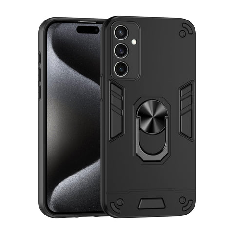 Shockproof Metal Ring Holder Phone Case, For Samsung Galaxy S26+ 5G, For Samsung Galaxy S26 Ultra 5G, For Samsung Galaxy S26 5G, For Samsung Galaxy S24 FE 5G