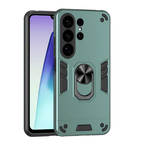 Shockproof Metal Ring Holder Phone Case, For Samsung Galaxy S26+ 5G, For Samsung Galaxy S26 Ultra 5G, For Samsung Galaxy S26 5G, For Samsung Galaxy S24 FE 5G
