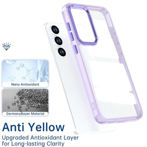 Shine High Transparency Acrylic Phone Case, For Galaxy S26 FE 5G, For Samsung Galaxy S26+ 5G, For Samsung Galaxy S26 Ultra 5G, For Samsung Galaxy S26 5G, For Samsung Galaxy S24 Ultra 5G, For Samsung Galaxy S22+ 5G