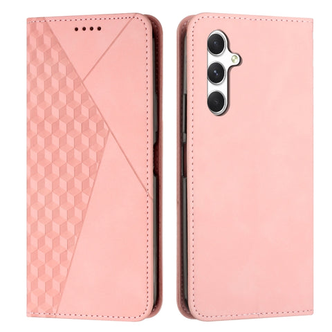 Diamond Splicing Skin Feel Magnetic Leather Phone Case, For Samsung Galaxy A57 5G, For Galaxy A27 5G, For Samsung Galaxy A07 4G, For Samsung Galaxy A17 / A26 5G, For Samsung Galaxy A56 5G, For Samsung Galaxy A36 5G, For Samsung Galaxy A16 5G           ...