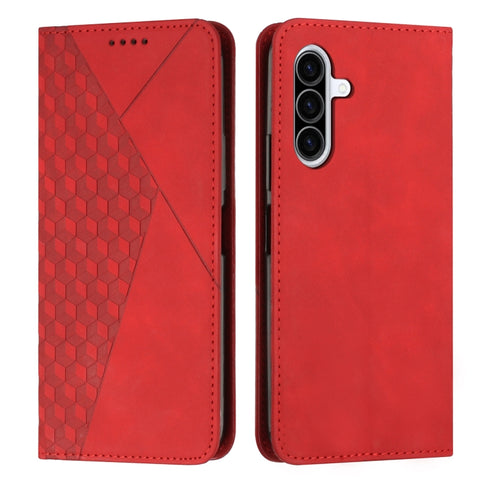 Diamond Splicing Skin Feel Magnetic Leather Phone Case, For Samsung Galaxy A57 5G, For Galaxy A27 5G, For Samsung Galaxy A07 4G, For Samsung Galaxy A17 / A26 5G, For Samsung Galaxy A56 5G, For Samsung Galaxy A36 5G, For Samsung Galaxy A16 5G           ...