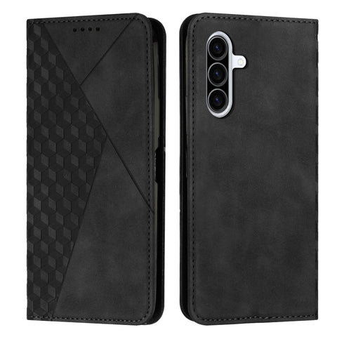 Diamond Splicing Skin Feel Magnetic Leather Phone Case, For Samsung Galaxy A57 5G, For Galaxy A27 5G, For Samsung Galaxy A07 4G, For Samsung Galaxy A17 / A26 5G, For Samsung Galaxy A56 5G, For Samsung Galaxy A36 5G, For Samsung Galaxy A16 5G           ...