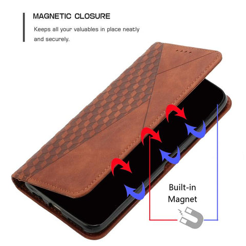 Diamond Splicing Skin Feel Magnetic Leather Phone Case, For Samsung Galaxy A57 5G, For Galaxy A27 5G, For Samsung Galaxy A07 4G, For Samsung Galaxy A17 / A26 5G, For Samsung Galaxy A56 5G, For Samsung Galaxy A36 5G, For Samsung Galaxy A16 5G           ...