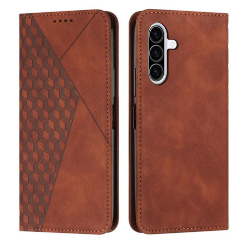 Diamond Splicing Skin Feel Magnetic Leather Phone Case, For Samsung Galaxy A57 5G, For Galaxy A27 5G, For Samsung Galaxy A07 4G, For Samsung Galaxy A17 / A26 5G, For Samsung Galaxy A56 5G, For Samsung Galaxy A36 5G, For Samsung Galaxy A16 5G           ...