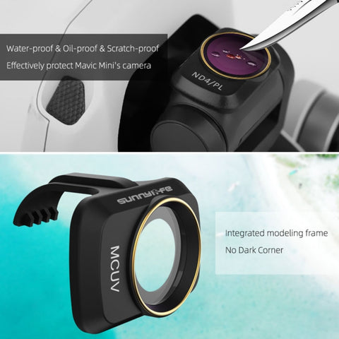 Sunnylife MM-FI9253 For DJI Mavic mini Drone CPL Lens Filter, CPL