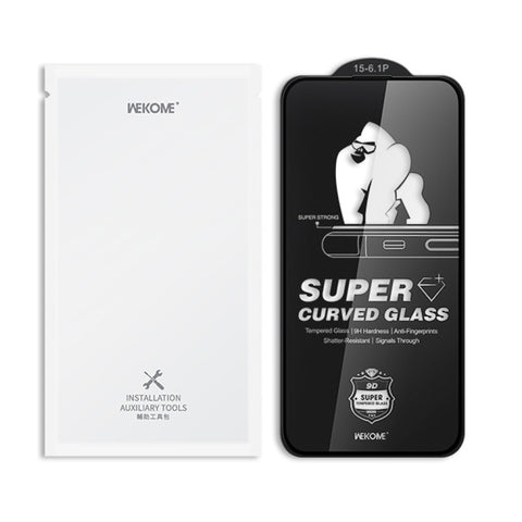 WK WTP-092 King Kong 6D Curved 28 Degree Privacy Tempered Glass Film, For iPhone 16 Pro Max, For iPhone 16 Pro, For iPhone 16 Plus / 15 Plus, For iPhone 16 / 15