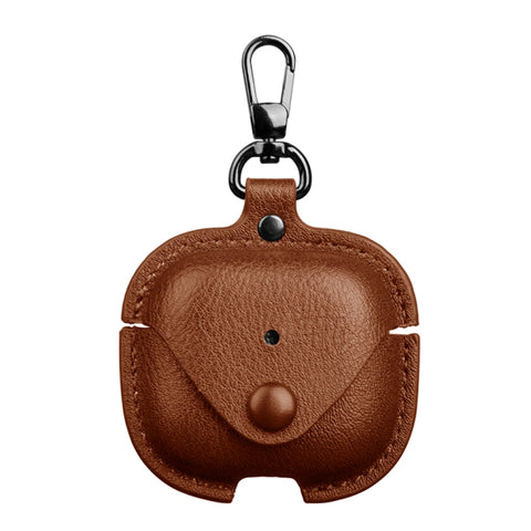 Business Leather Earphone Protective Case with Hook, For AirPods 5 / 4, For AirPods Pro 3