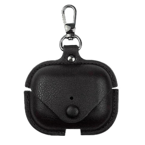 Business Leather Earphone Protective Case with Hook, For AirPods 5 / 4, For AirPods Pro 3