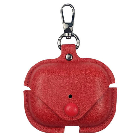 Business Leather Earphone Protective Case with Hook, For AirPods 5 / 4, For AirPods Pro 3