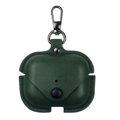 Business Leather Earphone Protective Case with Hook, For AirPods 5 / 4, For AirPods Pro 3