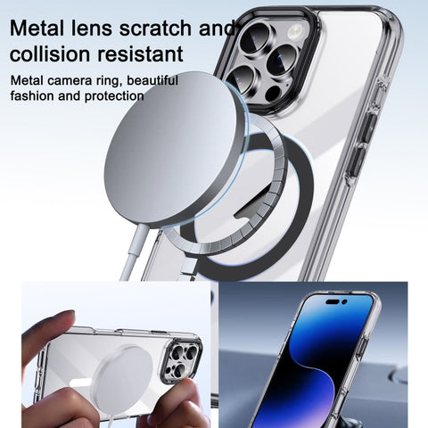 Airbag PC Hybrid TPU Magsafe Phone Case, For iPhone 16 Plus, For iPhone 16, For iPhone 15 Pro Max, For iPhone 15 Pro, For iPhone 15 Plus, For iPhone 15