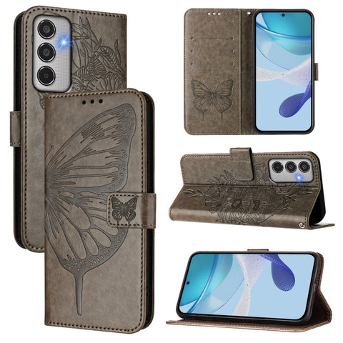 Embossed Butterfly Leather Phone Case, For Samsung Galaxy M56 5G, For Samsung Galaxy M35