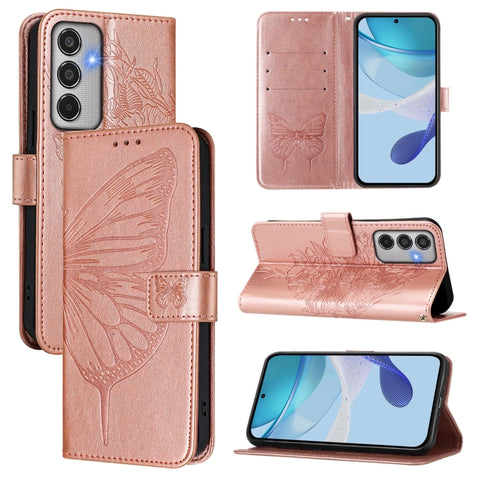 Embossed Butterfly Leather Phone Case, For Samsung Galaxy M56 5G, For Samsung Galaxy M35