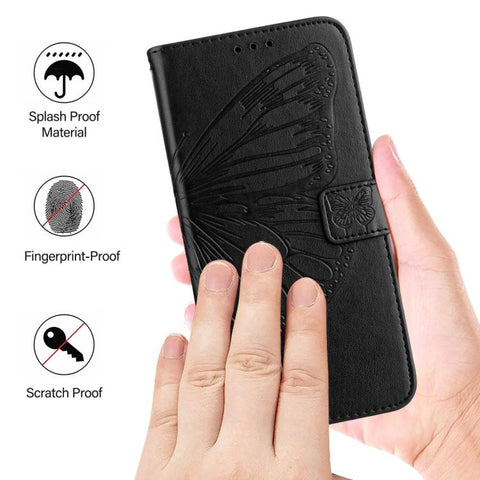 Embossed Butterfly Leather Phone Case, For Samsung Galaxy M56 5G, For Samsung Galaxy M35